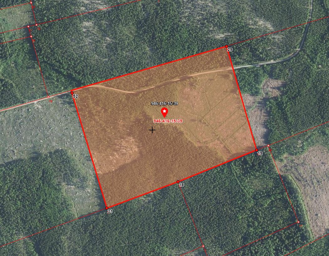 <b>Skog i Rejpelt 19,0 ha</b><br />
P vindkraftprojekt Kivine-vinds omrde